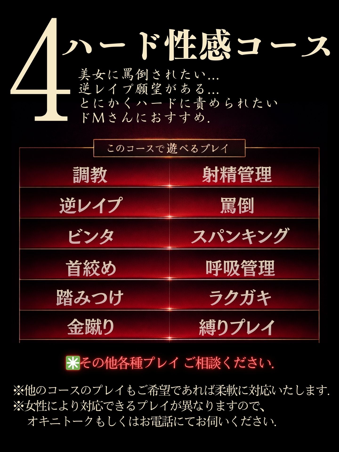 ハード性感コース